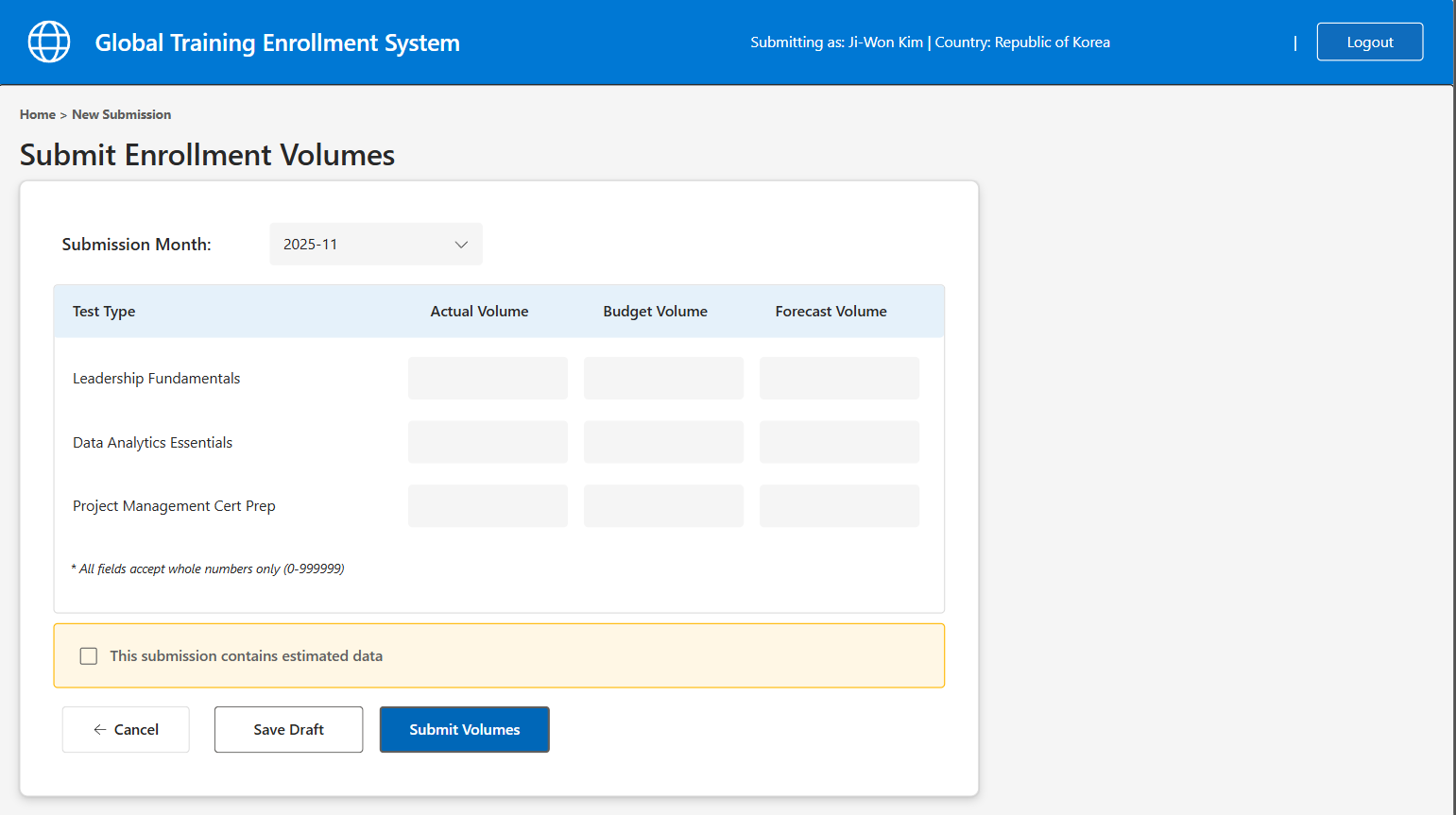 powerapps submission portal
